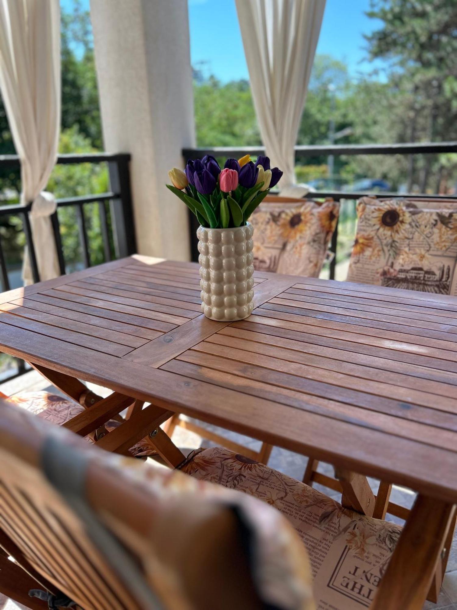 Quiet Apartment With Big Terrace In Santa Marina With Parking ソゾポル エクステリア 写真